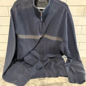 Arrow Men's Navy Zip-Up Sweater